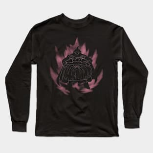 majin buu silhouette elegant design Long Sleeve T-Shirt